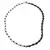 Colier Turmalina neagra sfere si neuniforma 3-7mm si Piatra Lunii neuniforma 5-7mm cu steluta din Hematit auriu 6mm