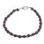Bratara Rubin cuburi fatetate 4mm si Safir sfere fatetate 3mm