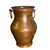Amfora din alama decoratiune vintage cu inele laterale, 38cm