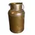 Recipient vintage decorativ din alama, tip bidon de lapte, 39cm