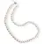 Colier Perle de Mallorca albe si crem, sfere 6mm