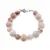 Bratara Opal roz sfere, 10-12mm
