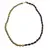 Colier Granat verde si Granat almandin rondele 5-6mm, sfere 3mm si element din Hematit auriu 7mm