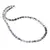 Colier Opal albastru si Opal dendritic rondele 5-6mm si sfere 3-4mm cu Hematit auriu 6mm