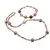 Set colier si bratara Agat crazy lace sfere 4-10mm si bumbi aurii