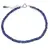 Bratara Safir A+ discuri fatetate cu Argint 925, 3-4mm