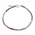 Bratara Spinel multicolor sfere fatetate cu Argint 925, 3mm