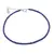 Bratara Lapis Lazuli tuburi cu Argint 925, 2mm