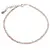 Bratara Piatra Lunii piersica sfere fatetate cu Argint 925, 2mm