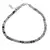 Bratara Piatra Lunii turmalinata cuburi fatetate cu Argint 925, 3mm