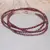 Colier Granat Rhodolit sfere fatetate cu Argint 925, 3mm, imagine 2