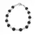 Bratara Ecoul Tacerii - Onix negru mat 6mm si Opal albastru 3mm