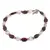 Bratara Inima Alintata - Ametrin 4mm, Granat 5-7mm si Rodocrozit 3mm