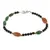 Bratara Stabilitate Solara - Turmalina neagra 4mm, Calcit orange 12mm si Jad 8-10mm