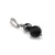 Pandantiv Hematit si Onix negru mat sfere, 6-8mm