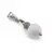Pandantiv Howlit sfere 8mm si Obsidian fulg de nea sfere 4mm