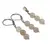 Set Cercei si Pandantiv Agat natural sfere, 6mm