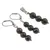 Set Cercei si Pandantiv Bronzit sfere, 6mm