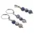 Set Cercei si Pandantiv Sodalit sfere, 6mm