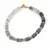 Bratara Cuart turmalinat, Prehnit discuri 5mm si Labradorit sfere 4mm