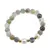 Bratara pe elastic Perle de cultura, bumbi aurii si Amazonit sfere 8mm
