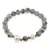Bratara pe elastic Perle de cultura, bumbi aurii si Jasp kiwi sfere 8mm