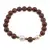 Bratara pe elastic Perle de cultura, bumbi aurii si Jasp rainbow sfere 8mm