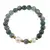 Bratara pe elastic Perle de cultura, bumbi aurii si Mossagat sfere fatetate 8mm