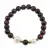 Bratara pe elastic Perle de cultura, bumbi aurii si Ochi de taur sfere 8mm