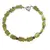 Bratara Peridot patratele 4-5mm si neuniform 5-7mm cu Mix cristale sfere 3mm