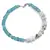 Bratara Apatit sfere si discuri 3-5mm cu Opal dendritic discuri fatetate 6mm