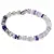 Bratara Cuart transparent, Ametist, Lapiz Lazuli, Smarald si Piatra lunii discuri 5-7mm cu Agat verde si Cuart sfere fatetate 2mm