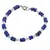 Bratara Lapis Lazuli discuri 4-5mm, Piatra Lunii sfere 3mm si Cristal de Stanca sfere fatetate 2mm