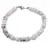 Bratara Opal dendritic discuri fatetate 6mm si Apatit sfere 3mm
