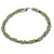 Bratara Peridot discuri 5mm si Hematit 3mm