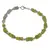 Bratara Peridot si Piatra Lunii gri patratele 4mm si Labradorit discuri fatetate 3mm