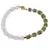 Bratara Piatra Lunii si Peridot discuri 6mm, Ametist sfere 4mm si Hematit auriu 4mm