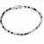 Bratara Cuart turmalinat sfere fatetate, 3mm