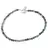 Bratara Turmalina albastra sfere fatetate, 3mm