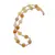 Colier Calcit sfere 10mm si Agat galben extrafatetat 4mm