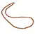 Colier Granat Hessonit degrade discuri fatetate, 4mm
