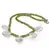 Colier Peridot discuri fatetate 4mm si Citrin briolete 16-17mm, imagine 2