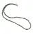 Colier Rubin in Zoisit sfere fatetate, 3mm
