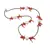 Colier Serafinit sfere fatetate 2mm, Perle de cultura 10-12mm si Coral neuniform 6-14mm