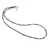 Colier Turmalina albastra sfere fatetate, 3mm