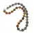 Colier Unakit banuti 10mm, Ochi de tigru banuti 10mm si sfere 3mm