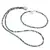 Set bratara si colier Turmalina albastra sfere fatetate, 3mm