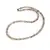 Colier Cuart fumuriu discuri 4-5mm si discuri fatetate 3mm
