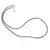 Colier Cuart fumuriu sfere fatetate, 3mm