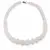 Colier Cuart roz sfere 8-14mm
